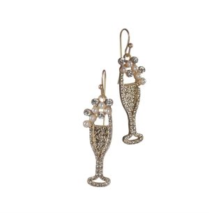 Champagne Earrings