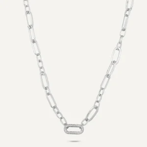 Crystal Chain-Link Necklace