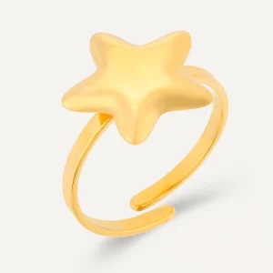 Gold Star Ring