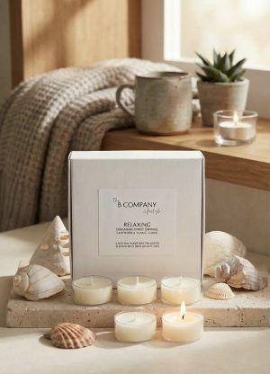 Relaxing Geranium & Lavender Tea Lights