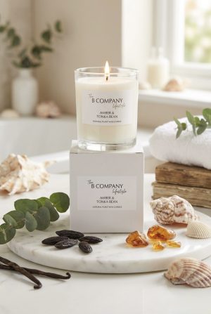 Amber and Tonka Bean Candle