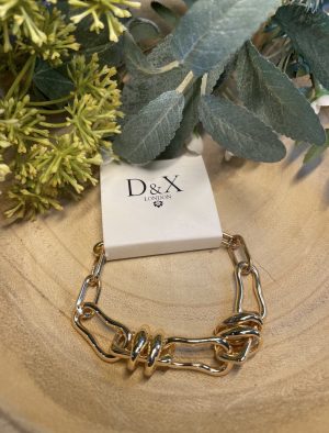 Sculpted Link Bracelet