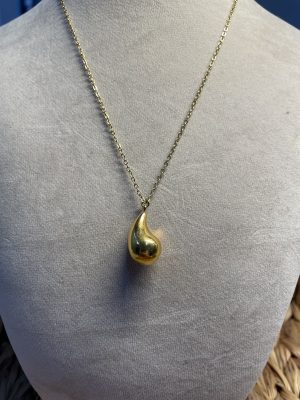 Gold Droplet Necklace