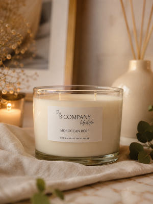 Moroccan rose Candle