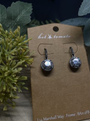 Silver diamanté Earrings